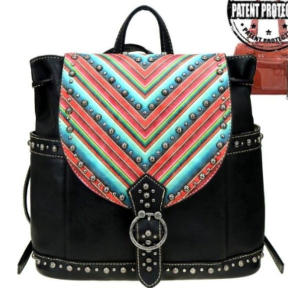 Montana West Handbags - Montana West Aztec Serape Backpack